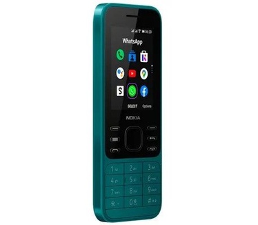 Nokia 6300 4G Grijs, Groen, Wit