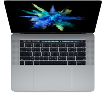 Apple MacBook Pro 2016 15,4" met Touch Bar 2,7Ghz, 512GB Spacegrijs