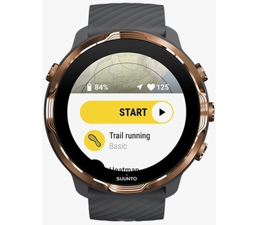 Suunto 7 Koper/Donkergrijs Rosé Goud (Zwart)