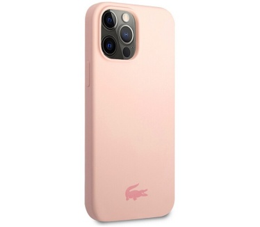 Lacoste Silicone Back Case - Apple iPhone 13 Pro (6.1") - Roze Roze