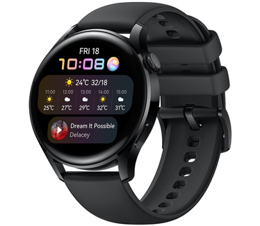 Huawei Watch 3 Active Edition Zwart (Zwart)