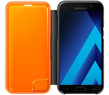 Samsung Galaxy A5 (2017) Neon Flip Cover (Galaxy A5 2017) Zwart