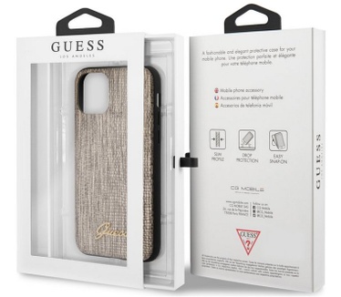 Guess Lizard Hard Case - Apple iPhone 12 Pro Max (6.7") - Goud  Goud
