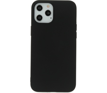 Mobiparts Silicone Cover Apple iPhone 12 Pro Max Black