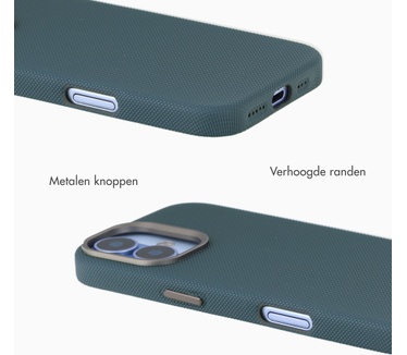Accezz Mesh Backcover met MagSafe voor de Apple iPhone 17 - Donkerblauw