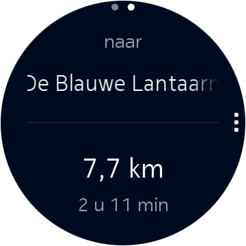 Blauwe lantaarn