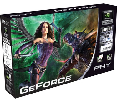 PNY GeForce 9 9500GT PCI-E 512Mo DDR2