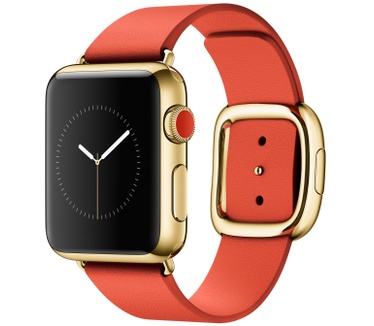 Apple Watch Edition (rozegouden moderne gesp, 38mm) Rood (Rood)
