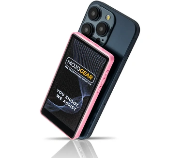 Mojogear VS3 Selfie Vlog Monitor draadloos + bedraad - Roze