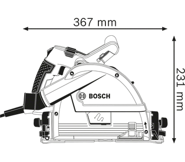 Bosch Bosc Handkreis. GKT 55 GCE +ZB bu