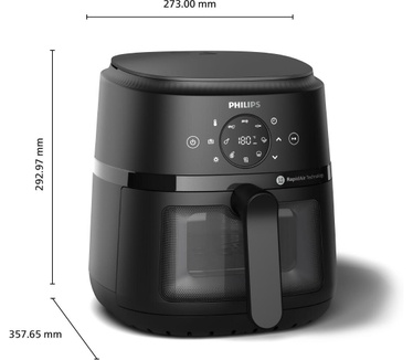 Philips 2000 Series NA221/00 Airfryer 2000-serie, 4,2 l (zilver)