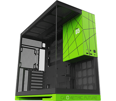 Geometric Future Model 5 Zwart/Groen