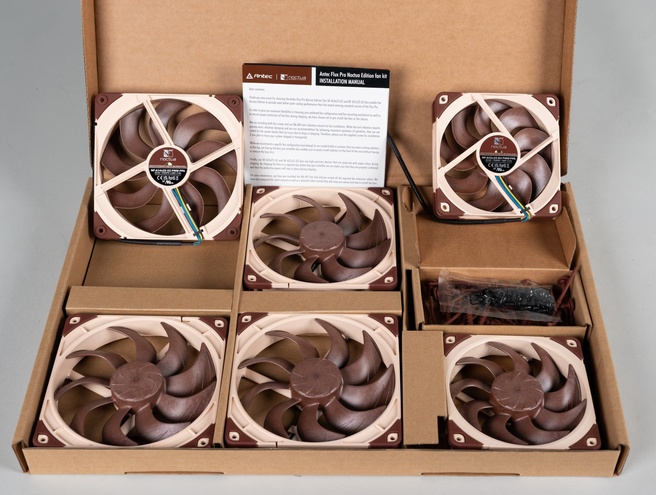 De fans in hun eigen doos