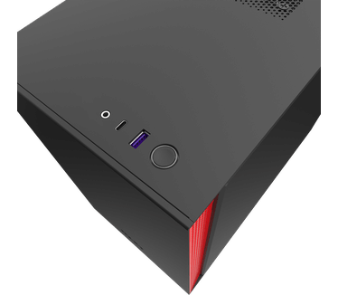 NZXT H210 Zwart/Rood