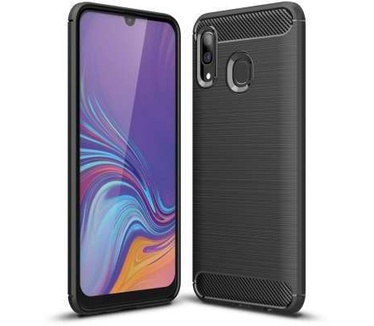qMust Samsung Galaxy A40 Rugged TPU Case - Zwart