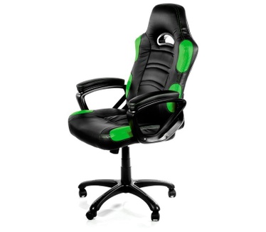 Arozzi Enzo Green - zwart - 150 kg - 115 cm - 125 cm - 53 cm - Leder (ENZO-GN)