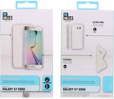BeHello Samsung Galaxy S7 Edge Thingel Case Transparent