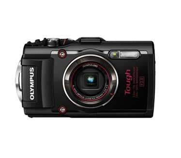 Olympus Stylus Tough TG-4 + LG-1 Hulplicht Zwart