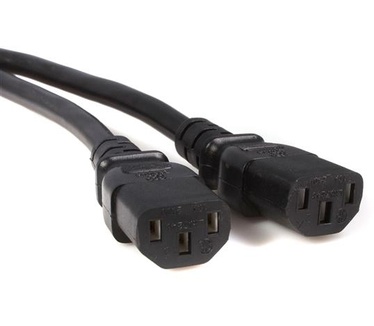 Startech.com 3 m computervoedingskabelsplitter IEC320 C14 naar 2x IEC320 C13