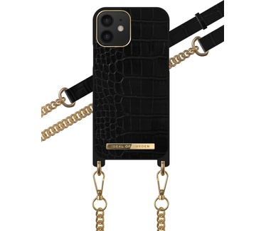 iDeal of Sweden Necklace Case (iPhone 12/12 Pro) Zwart