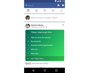 Facebook Lists