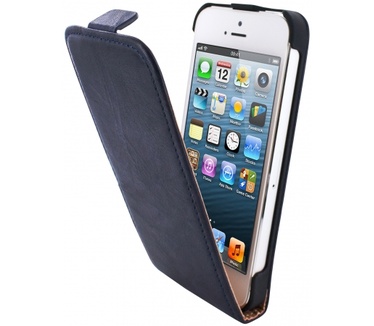 Mobiparts Mobiparts Vintage Flip Case Apple iPhone 5/5S Navy Blue