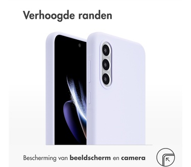 Accezz Liquid Silicone Backcover Samsung Galaxy A56 - Paars
