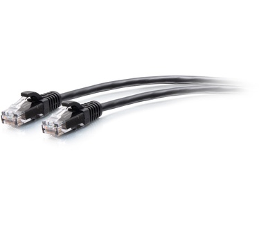 CablesToGo 0.6m Cat6a Snagless Unshielded (UTP) Slim Ethernet Patchkabel - Zwart