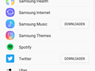 Overige screenshots software Galaxy S8