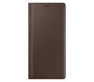 Samsung Galaxy Note 9 Leather Wallet Cover Bruin