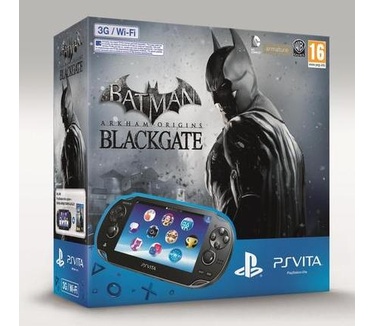 Sony PlayStation Vita 3G + Batman: Arkham Origins Blackgate + 4GB Zwart