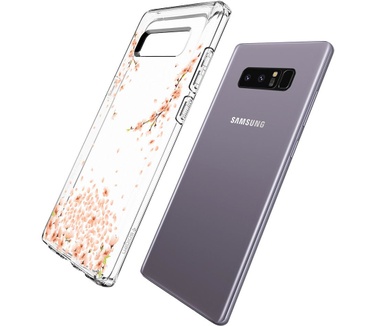 Spigen Samsung Galaxy Note 8 Hoesje Liquid Crystal Blossom  Transparant