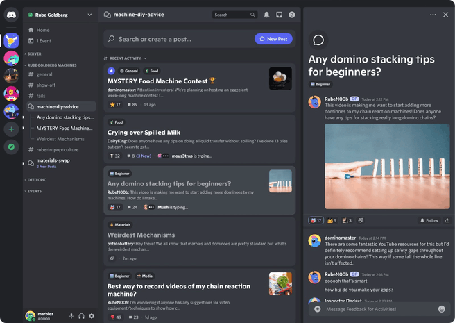 Discord Forums