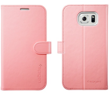 Spigen Wallet S Samsung Galaxy S6 Case Roze