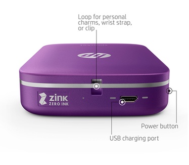 HP Sprocket Zwart