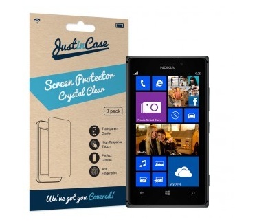 Just in Case Just in Case Screen Protector Nokia Lumia 925 - 3 stuks - Crystal Clear
