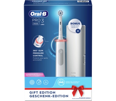 Oral-B Oral-B Pro 3 - 3500 - Witte Elektrische Tandenborstel Ontworpen Door Braun