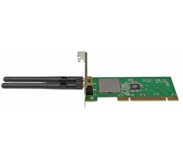 Startech.com PCI Draadloze Adapter 300 Mbit PCI 802.11 b/g/n Netwerkkaart   2T2R 2,2 dBi