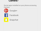 Carnegie Mellon Privacy Assistant screenshots