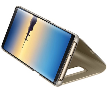 Samsung Galaxy Note 8 Clear View Standing Cover (Galaxy Note 8) Goud