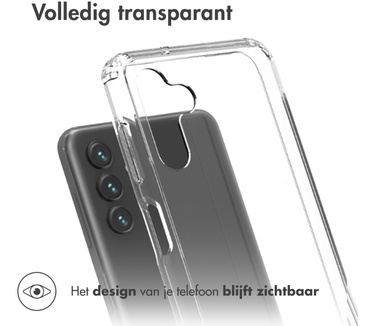 Accezz Xtreme Impact Backcover Samsung Galaxy A14 (5G) - Transparant
