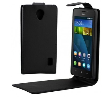 qMust Huawei Y635 Flip Case - zwart