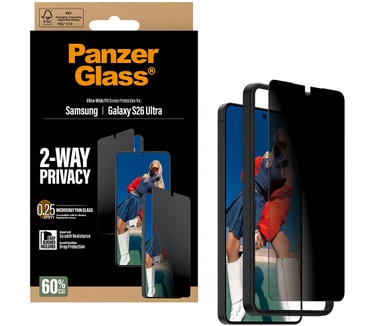 PanzerGlass PanzerGlass® 2-Way Privacy Screen Protector Samsung Galaxy S26 Ultra | Ultra-Wide Fit w. EasyAligner