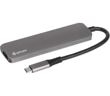 eStuff USB-C HDMI Hub Grey