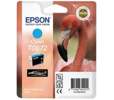 Epson inktpatroon Cyan T0872 Ultra Gloss High-Gloss 2