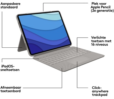 Logitech Combo Touch for iPad Pro 12.9-inch (5th generation)