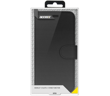 Accezz Wallet Softcase Booktype (iPhone 12 Pro Max) Zwart