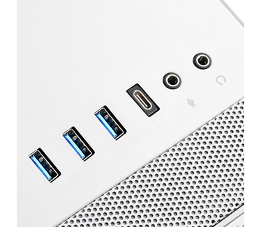 Silverstone Primera PM02 - Tower - ATX - ohne Netzteil (ATX / PS/2) - weiß - USB/Audio