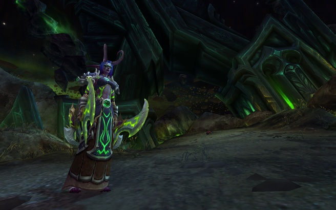 De Demon Hunter uit World of Warcraft: Legion