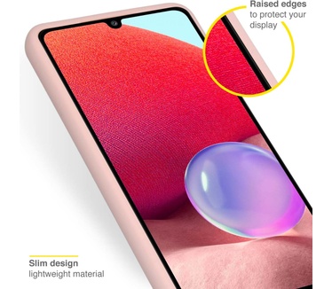 Accezz Liquid Silicone Backcover Samsung Galaxy A33 - Roze